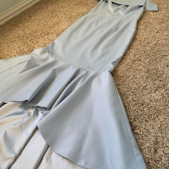 Chi Chi London Light Blue Mermaid Gown - Picture 6 of 6